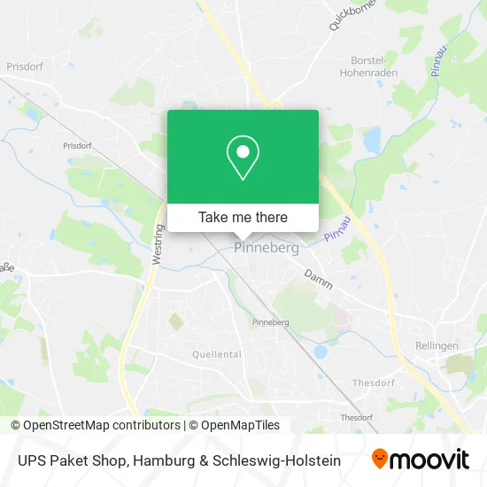 Карта UPS Paket Shop