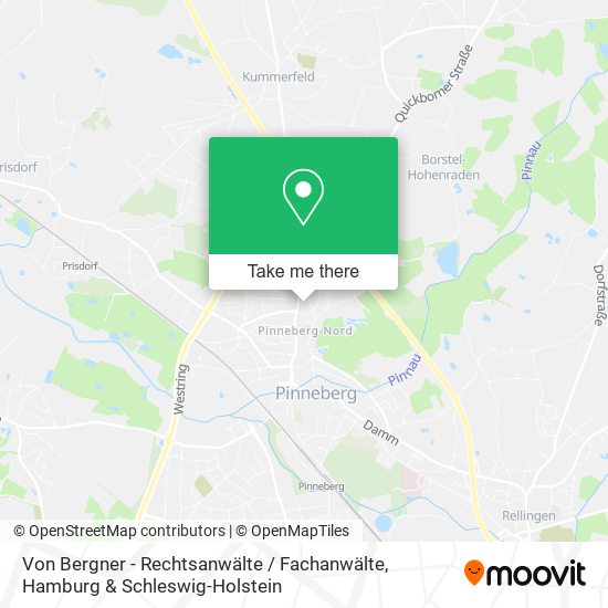 Von Bergner - Rechtsanwälte / Fachanwälte map