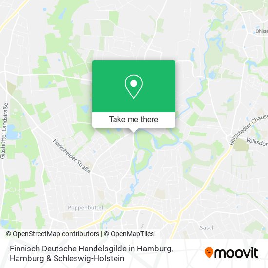 Finnisch Deutsche Handelsgilde in Hamburg map
