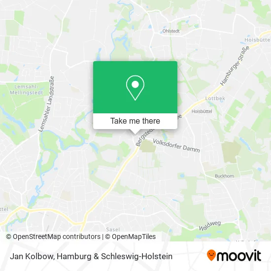 Карта Jan Kolbow