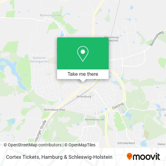 Cortex Tickets map