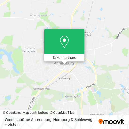 Wissensbörse Ahrensburg map