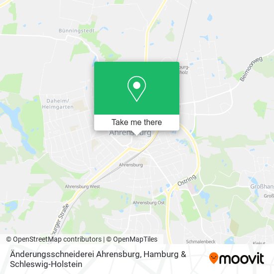 Карта Änderungsschneiderei Ahrensburg