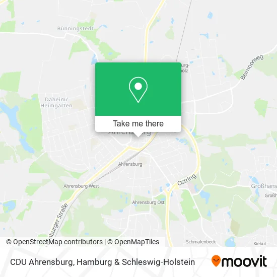 Карта CDU Ahrensburg