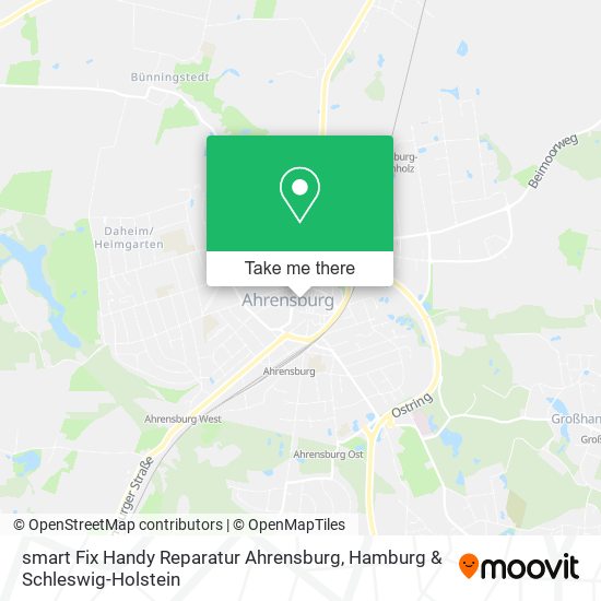 smart Fix Handy Reparatur Ahrensburg map