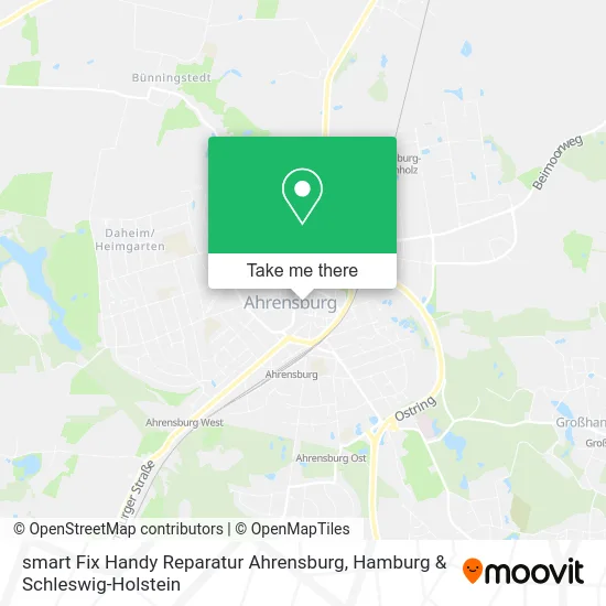 Карта smart Fix Handy Reparatur Ahrensburg