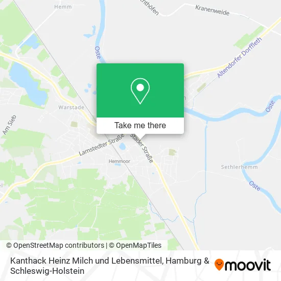 Карта Kanthack Heinz Milch und Lebensmittel