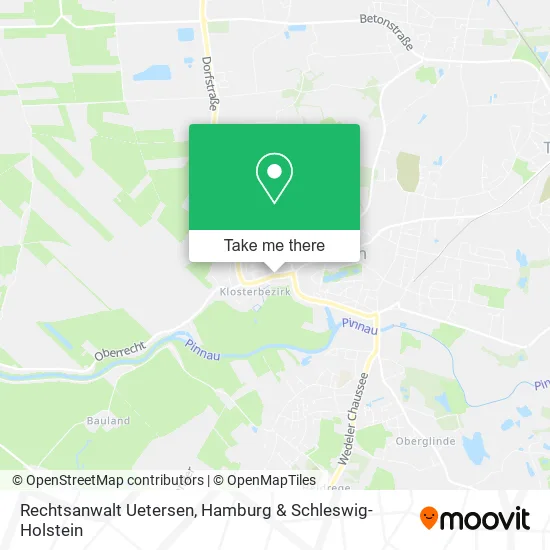 Карта Rechtsanwalt Uetersen