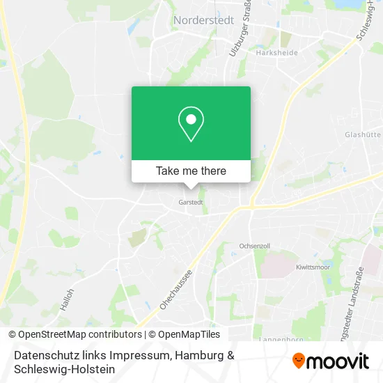 Карта Datenschutz links Impressum