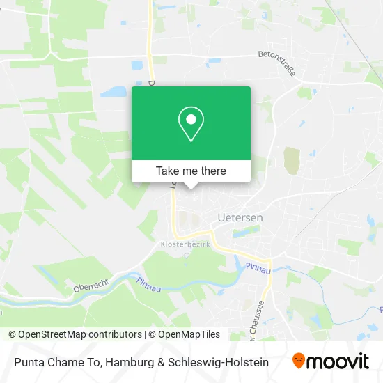 Карта Punta Chame To