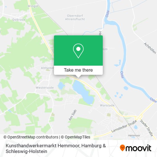 Kunsthandwerkermarkt Hemmoor map