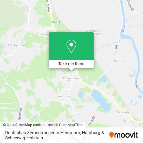 Deutsches Zementmuseum Hemmoor map