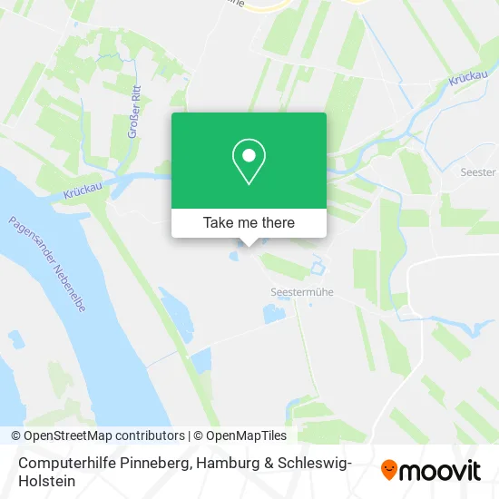 Карта Computerhilfe Pinneberg