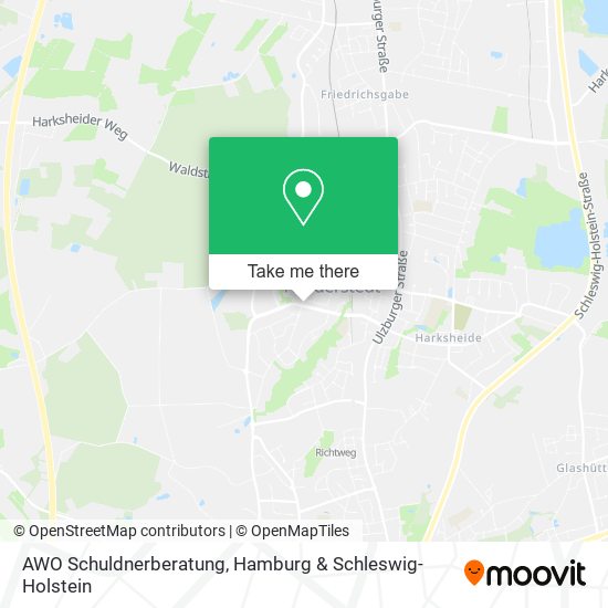 AWO Schuldnerberatung map