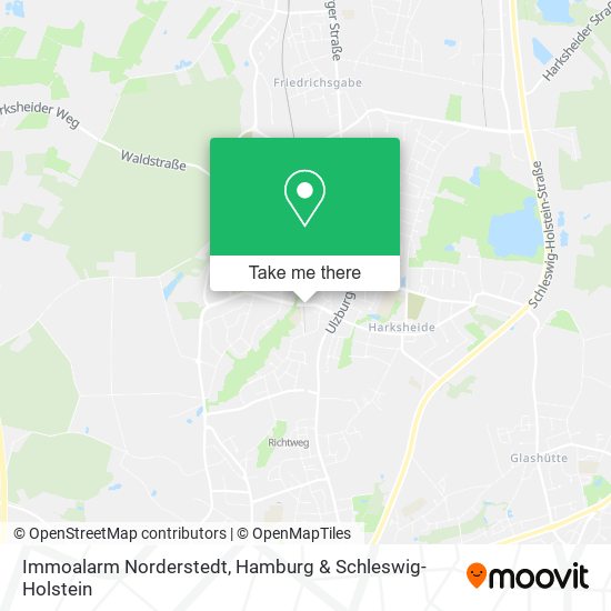 Immoalarm Norderstedt map