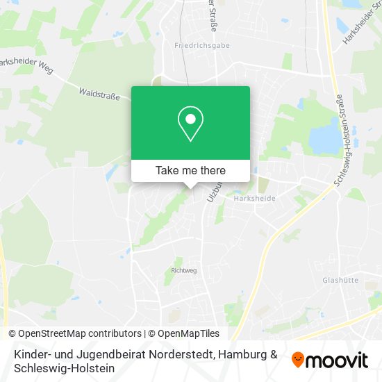 Kinder- und Jugendbeirat Norderstedt map