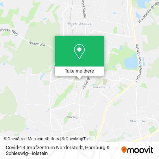 Covid-19 Impfzentrum Norderstedt map