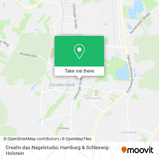 Карта Creativ das Nagelstudio