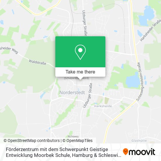 Förderzentrum mit dem Schwerpunkt Geistige Entwicklung Moorbek Schule map