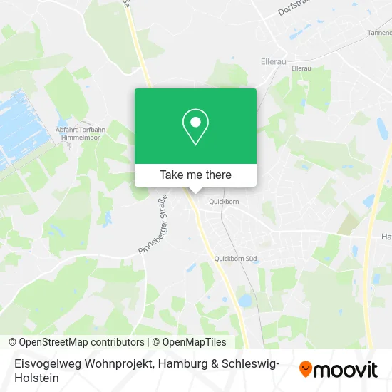 Карта Eisvogelweg Wohnprojekt