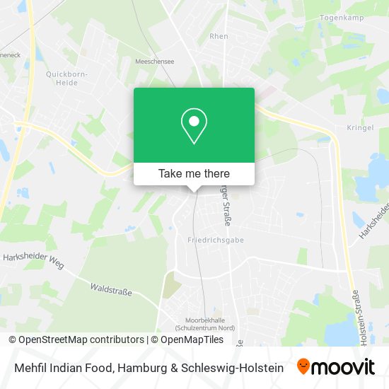 Mehfil Indian Food map