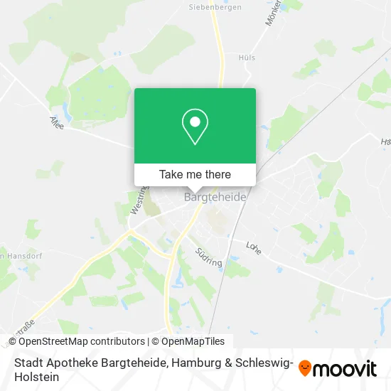 Карта Stadt Apotheke Bargteheide