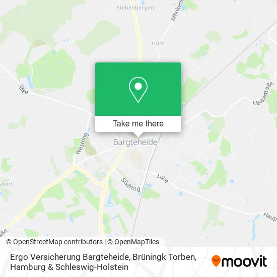 Карта Ergo Versicherung Bargteheide, Brüningk Torben