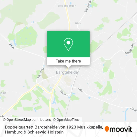 Карта Doppelquartett Bargteheide von 1923 Musikkapelle