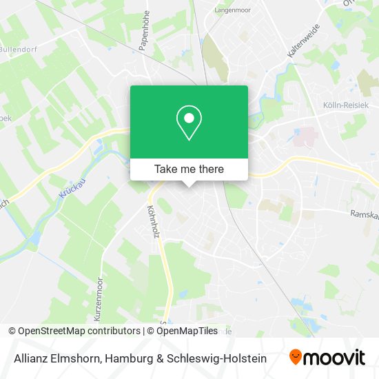 Allianz Elmshorn map