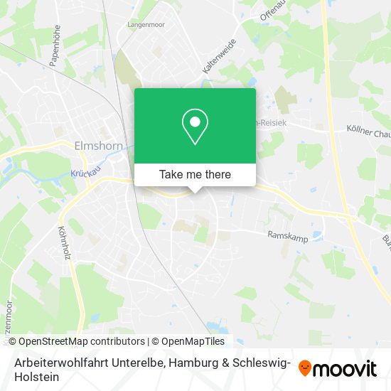 Arbeiterwohlfahrt Unterelbe map