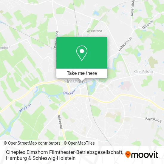 Карта Cineplex Elmshorn Filmtheater-Betriebsgesellschaft