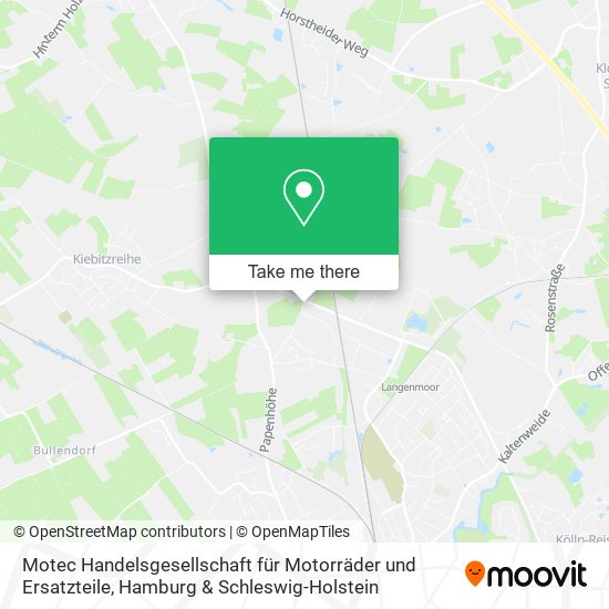 Motec Handelsgesellschaft für Motorräder und Ersatzteile map