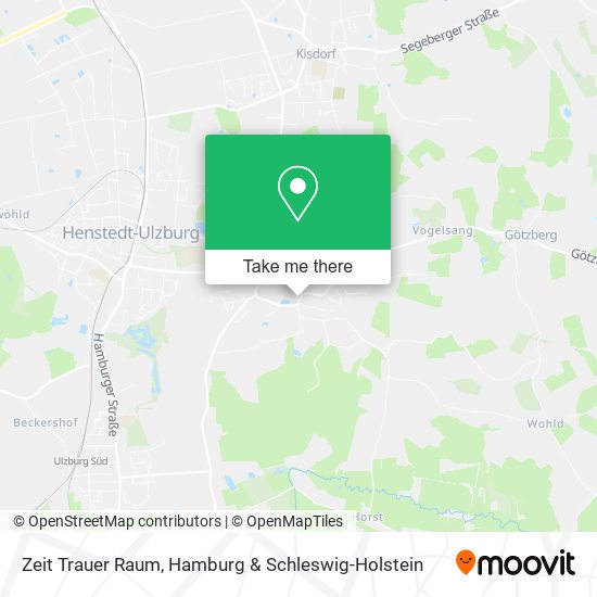 Карта Zeit Trauer Raum