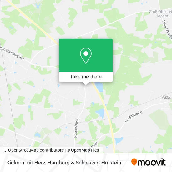Карта Kickern mit Herz