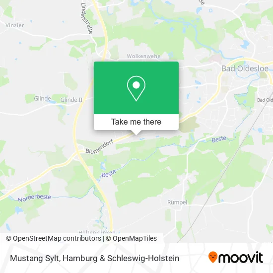 Карта Mustang Sylt