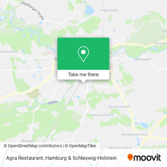 Agra Restaurant map