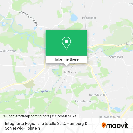 Карта Integrierte Regionalleitstelle Sã D