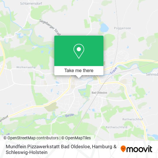 Mundfein Pizzawerkstatt Bad Oldesloe map