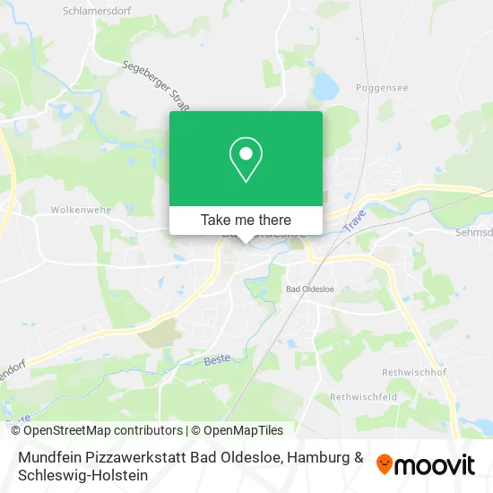 Карта Mundfein Pizzawerkstatt Bad Oldesloe