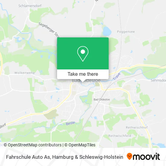 Карта Fahrschule Auto As