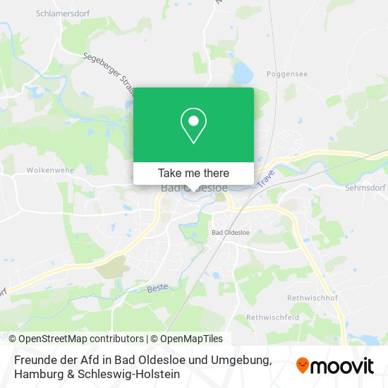 Freunde der Afd in Bad Oldesloe und Umgebung map