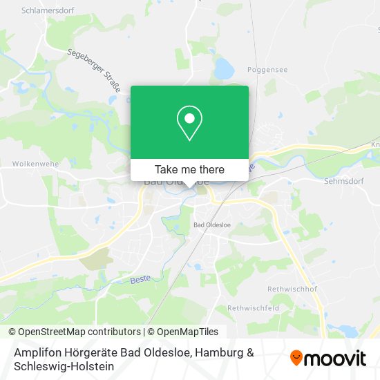 Amplifon Hörgeräte Bad Oldesloe map