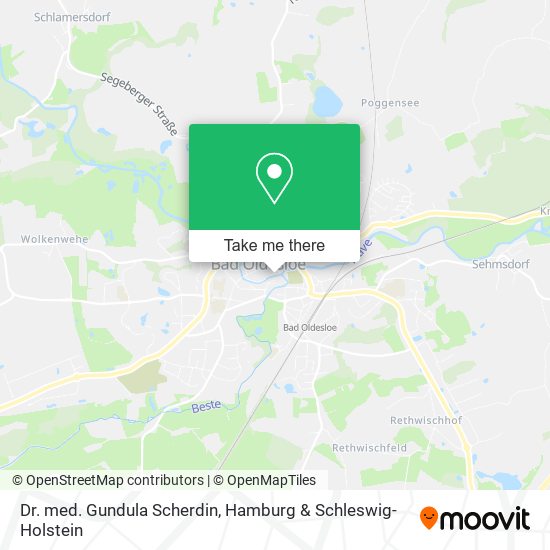 Dr. med. Gundula Scherdin map