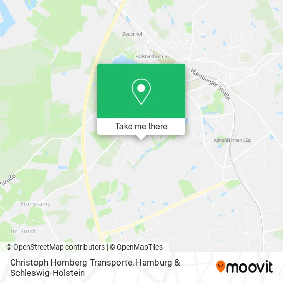 Карта Christoph Homberg Transporte