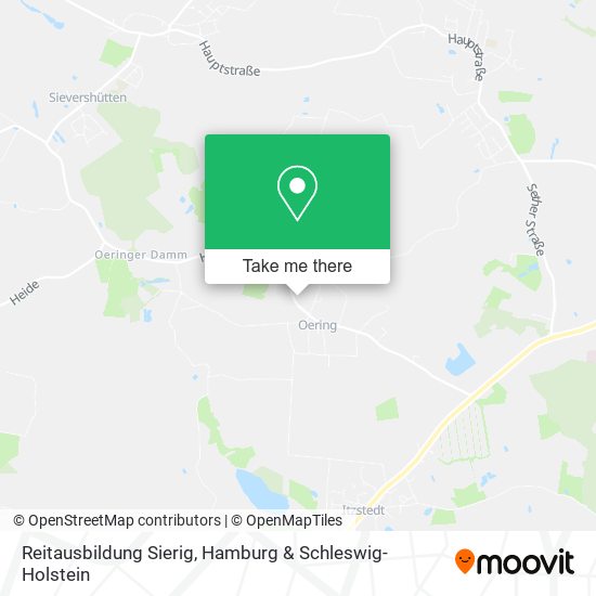 Reitausbildung Sierig map