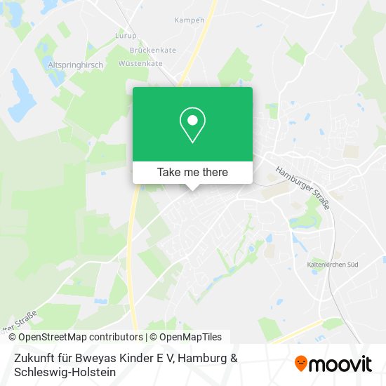 Zukunft für Bweyas Kinder E V map