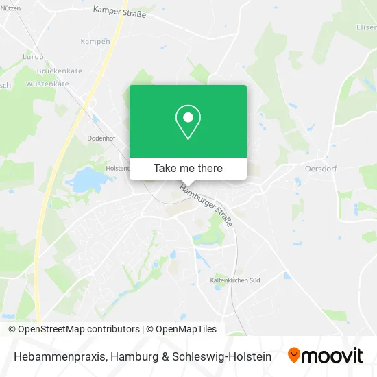 Карта Hebammenpraxis