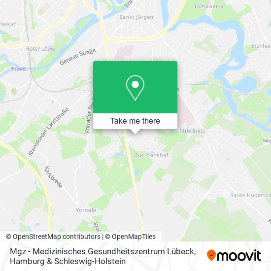 Mgz - Medizinisches Gesundheitszentrum Lübeck map