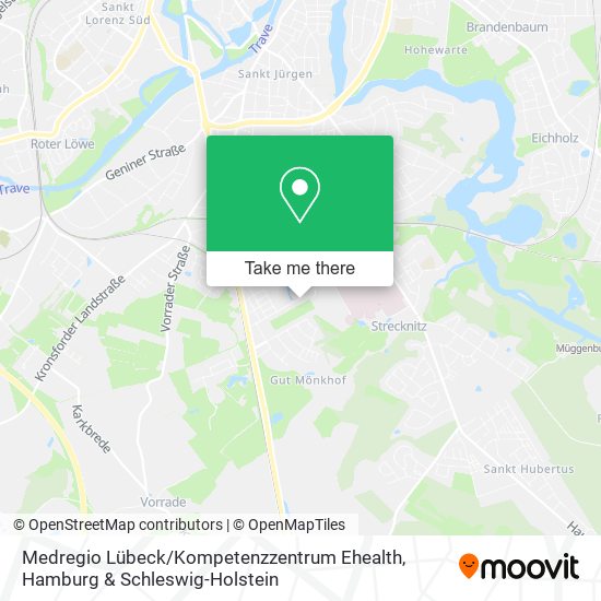 Medregio Lübeck / Kompetenzzentrum Ehealth map