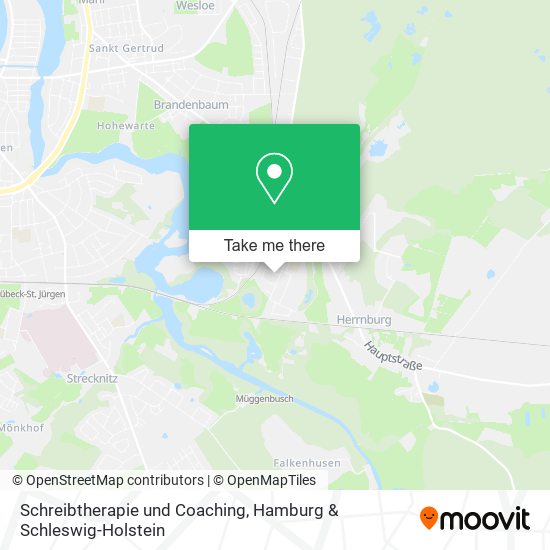 Карта Schreibtherapie und Coaching